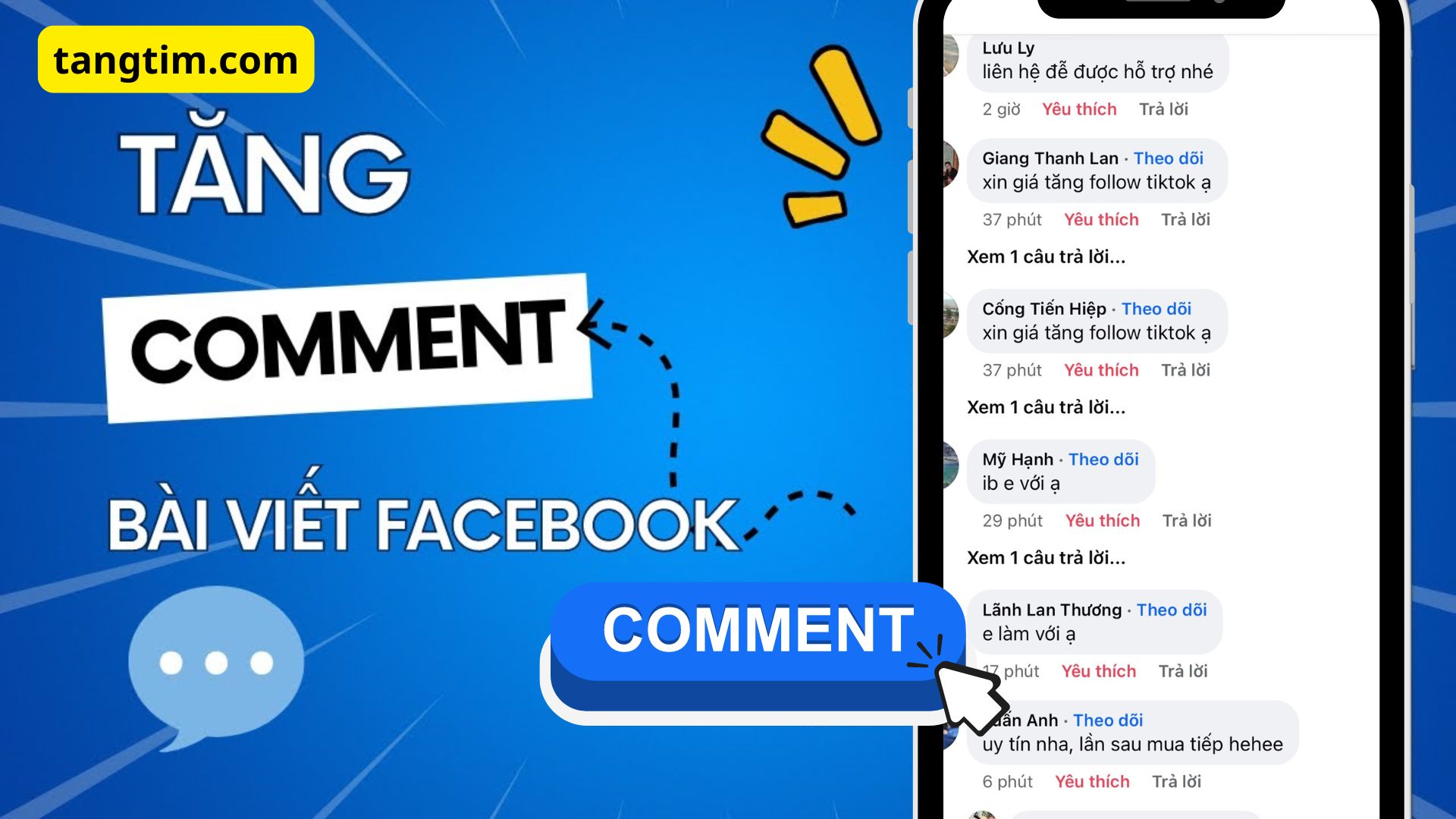 Tăng Comment Facebook là gì?