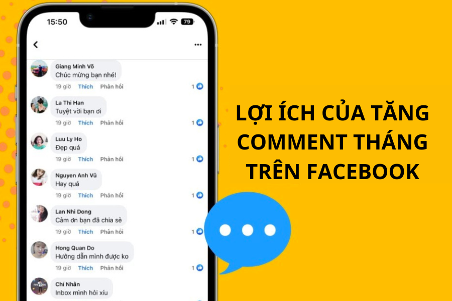 Lợi ích chi tiết của việc tăng comment tháng trên Facebook 